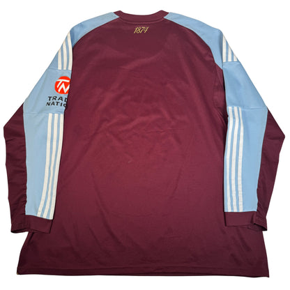 Aston Villa 2025/2026 Home Long Sleeve Football Shirt 3XL