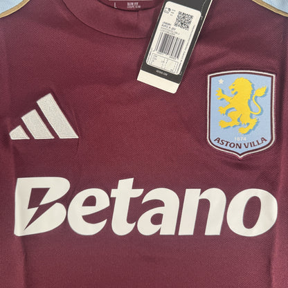 Aston Villa 2025/2026 Home Football Shirt Large BNWT