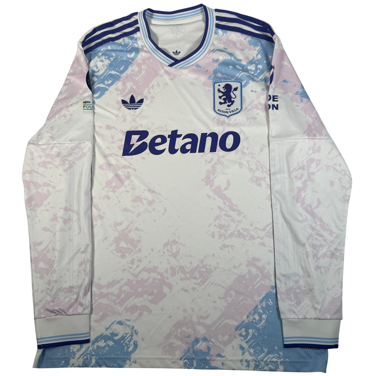 Front of Aston Villa 2025/2026 third football shirt, size XL