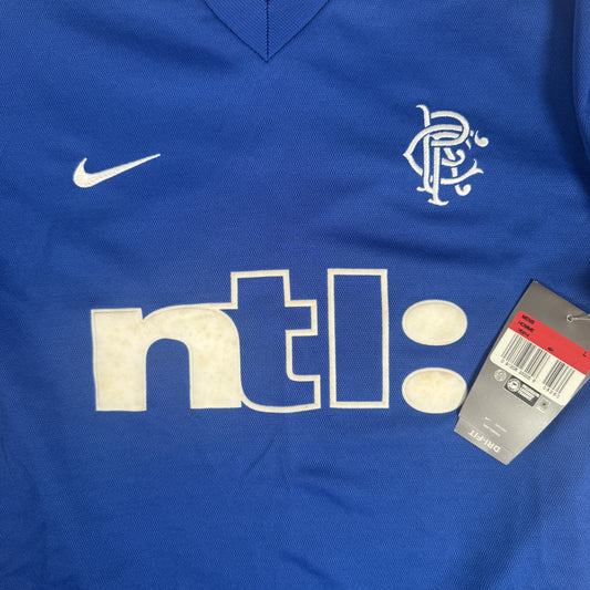 Rangers 2001/2002 Home Football Shirt Large BNWT