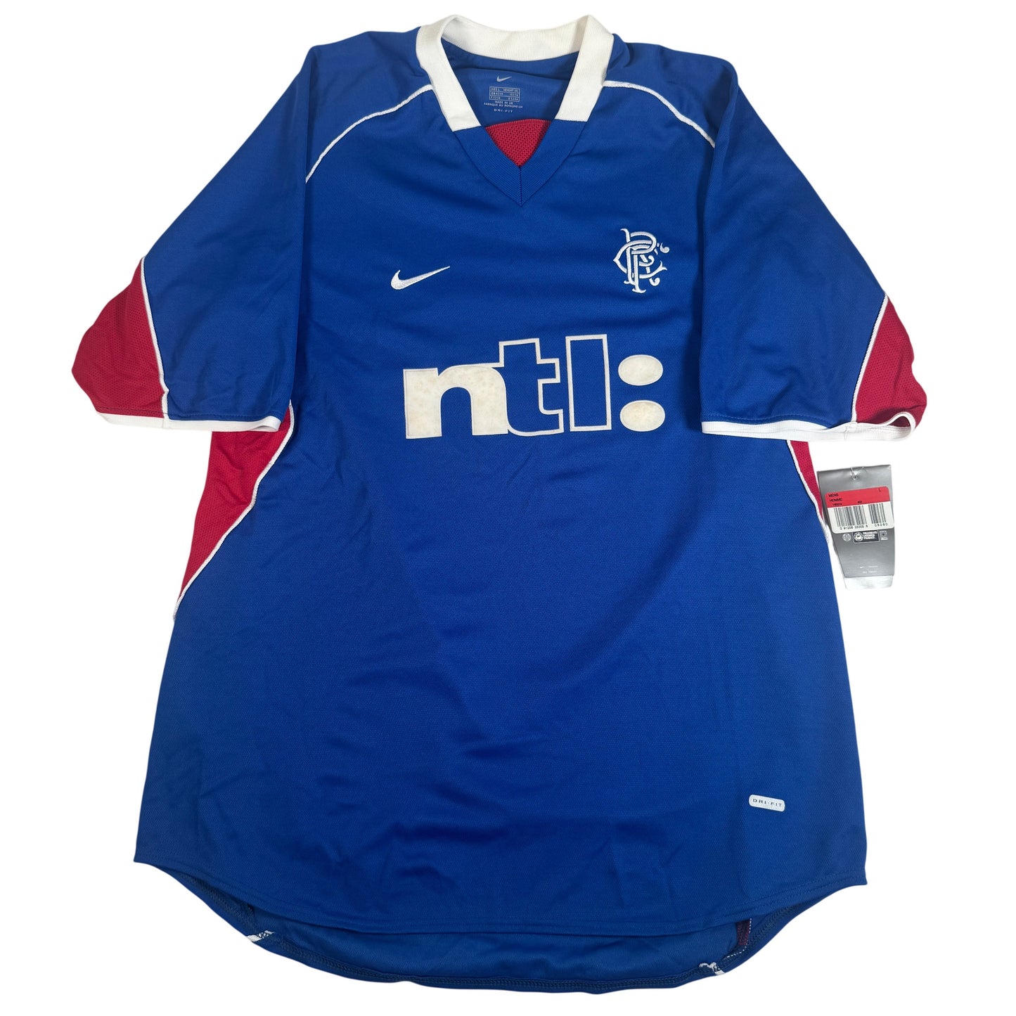 Rangers 2001/2002 Home Football Shirt Large BNWT