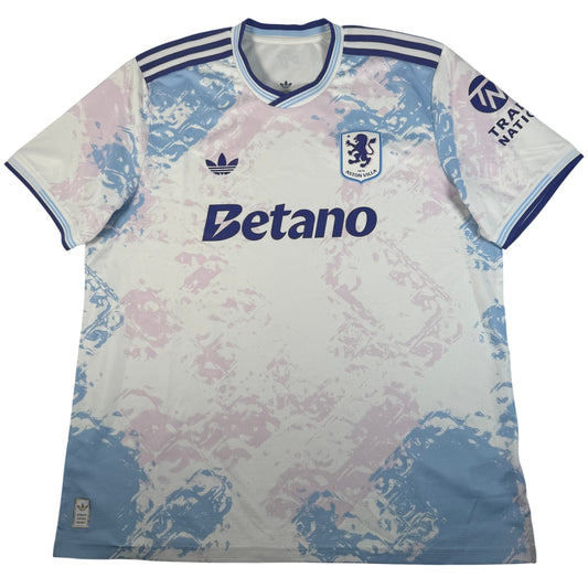 Front of Aston Villa 2025/2026 third football shirt, size XXL