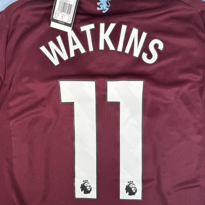 Watkins 11 Aston Villa 2026/2027 Home Football Shirt Medium BNWT