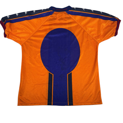 Barcelona 1997/1998 Away Football Shirt Large — full back view