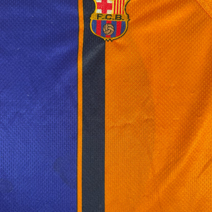 Barcelona 1997/1998 Away Football Shirt Large