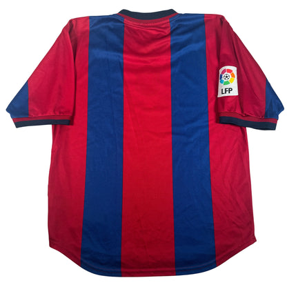 Back of Barcelona 1998/1999 home football shirt, size Medium