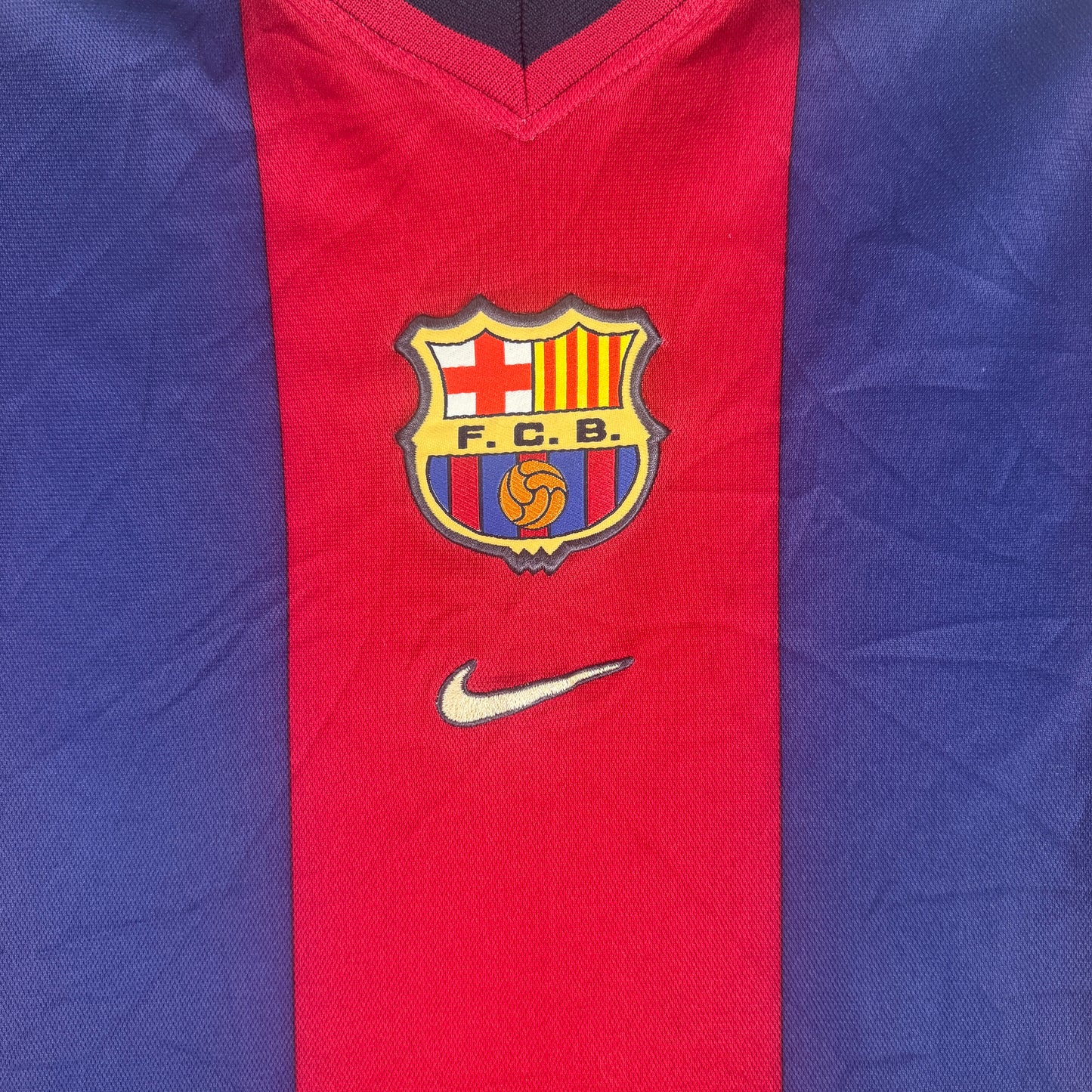 Barcelona 1998/1999 Home Football Shirt Small – Football Shirt Kingdom
