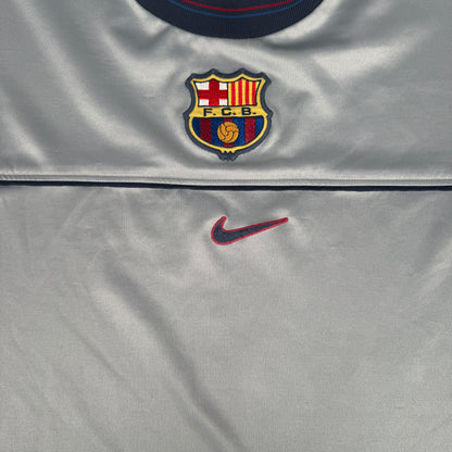 Barcelona 1998/1999/2000 Grey Training Football Shirt XL – Football Shirt Kingdom