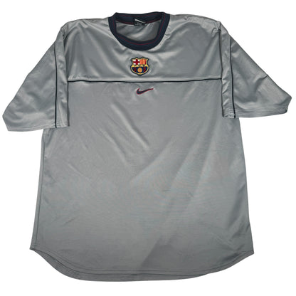 Barcelona 1998/1999/2000 Grey Training Football Shirt XL – Football Shirt Kingdom