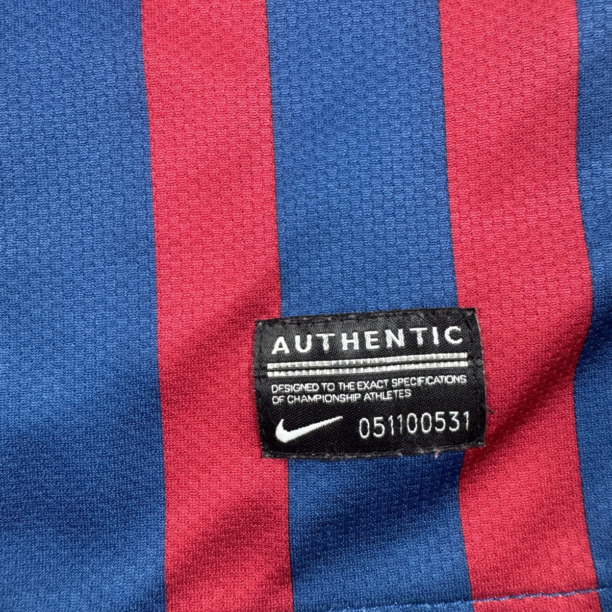 Barcelona 2011/2012 home football shirt, size Large