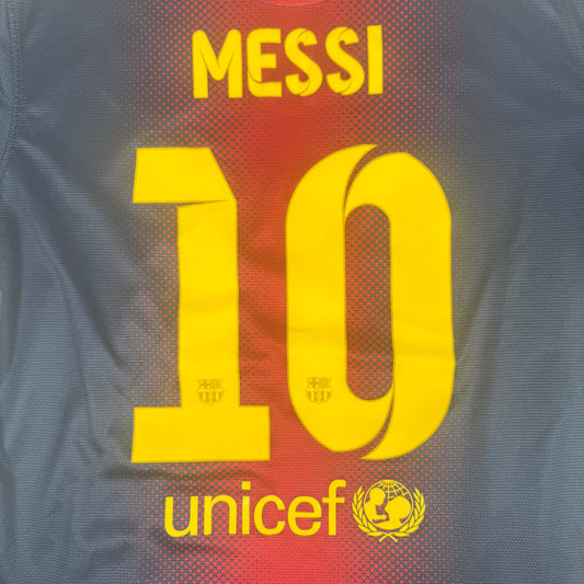 MESSI 10 Barcelona 2012/2013 Home Football Shirt Large – Football Shirt Kingdom