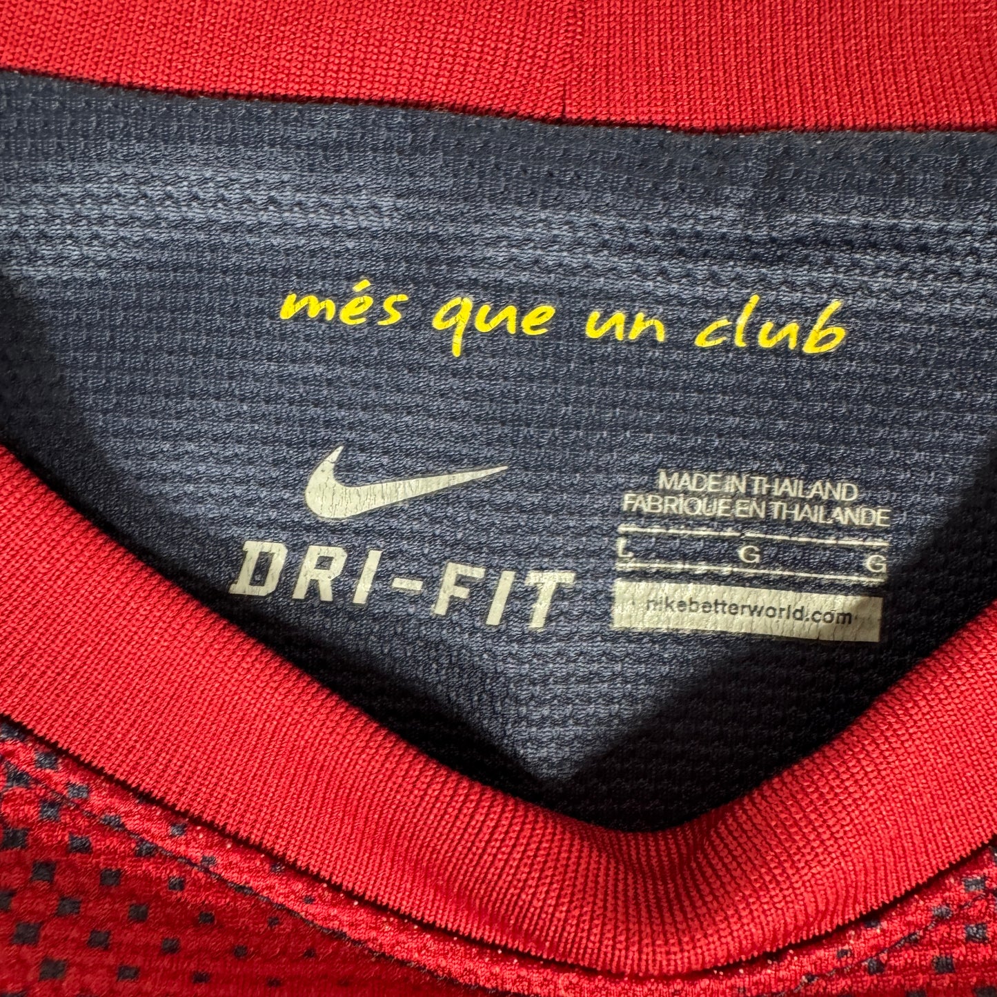 MESSI 10 Barcelona 2012/2013 Home Football Shirt Large – Football Shirt Kingdom