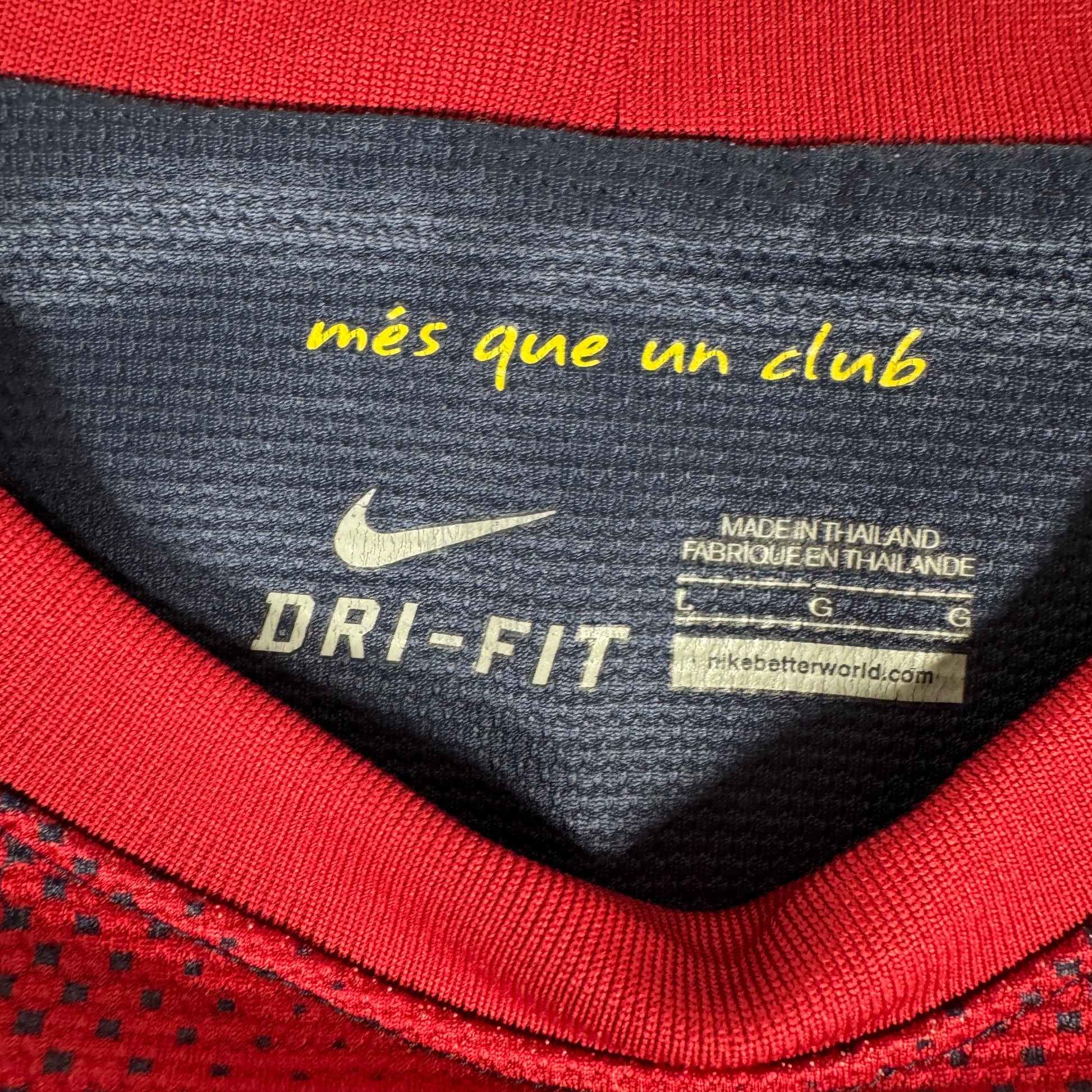 MESSI 10 Barcelona 2012/2013 Home Football Shirt Large – Football Shirt Kingdom