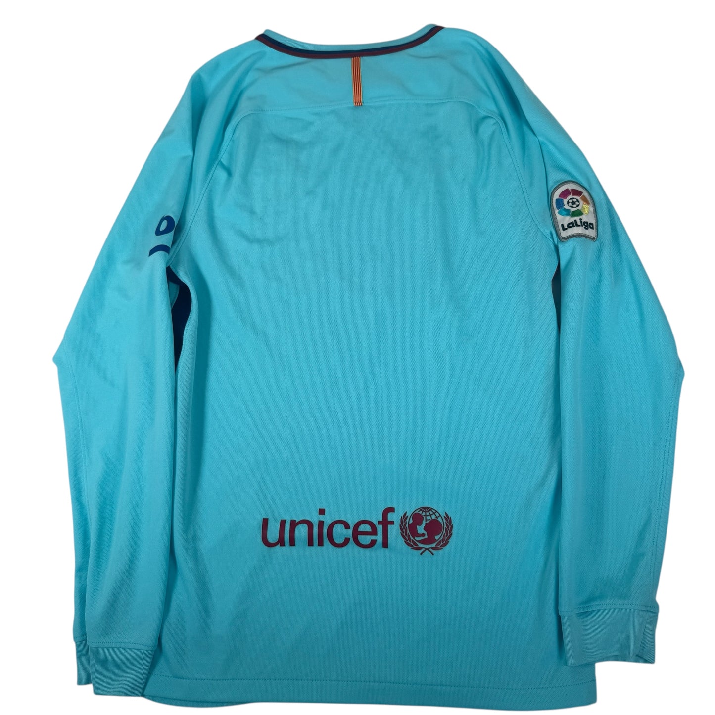 Barcelona 2017/2018 Away Long Sleeve Football Shirt Small – Football Shirt Kingdom