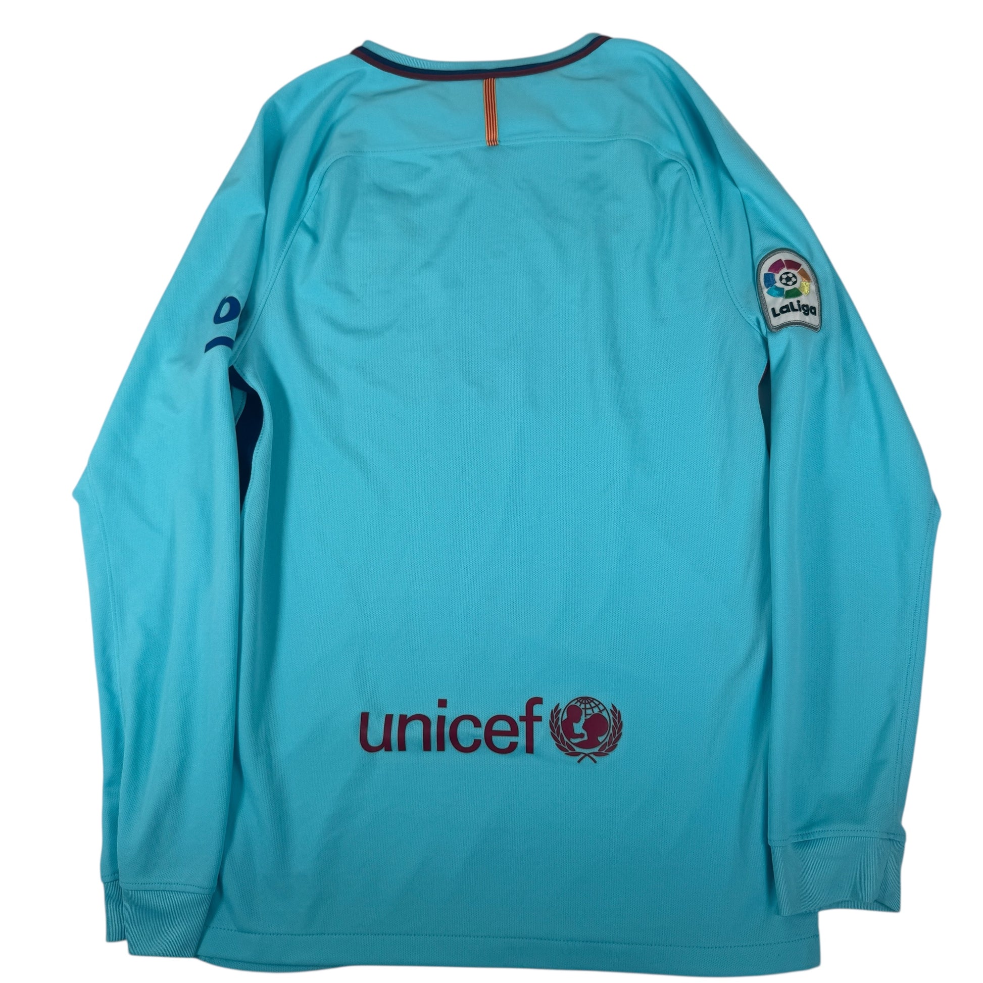 Barcelona 2017/2018 Away Long Sleeve Football Shirt Small – Football Shirt Kingdom