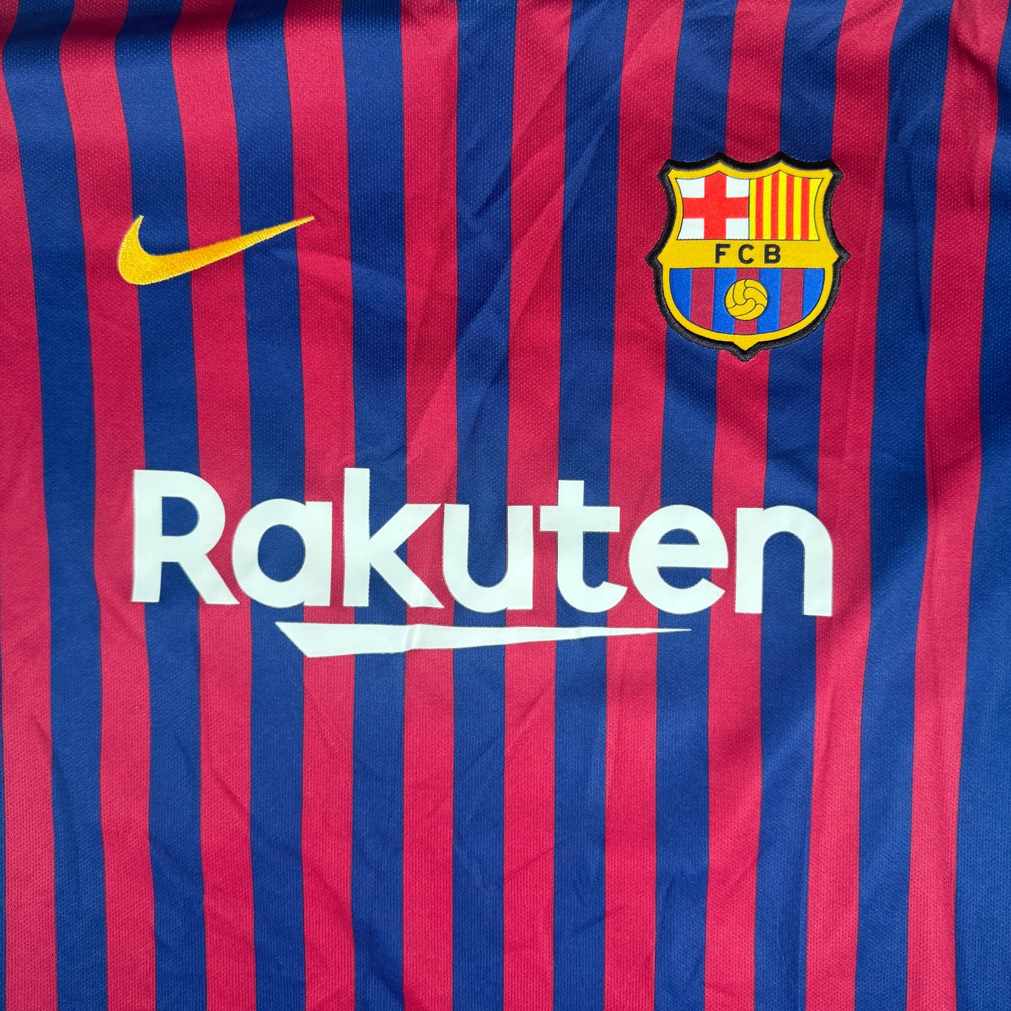 MESSI 10 Barcelona 2018/2019 Home Football Shirt XL – Football Shirt Kingdom