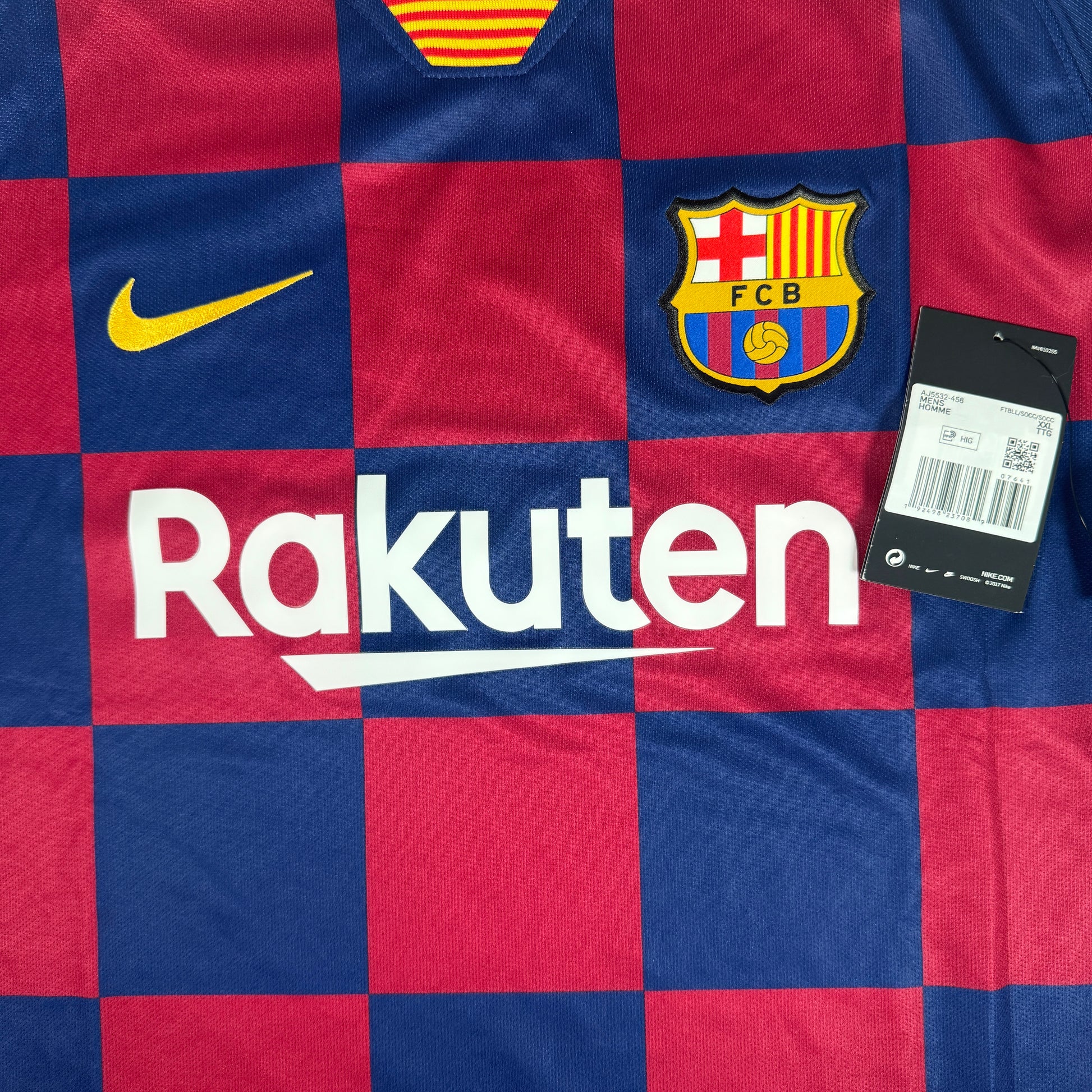 Barcelona 2019/2020 Home Football Shirt 2XL BNWT – Football Shirt Kingdom