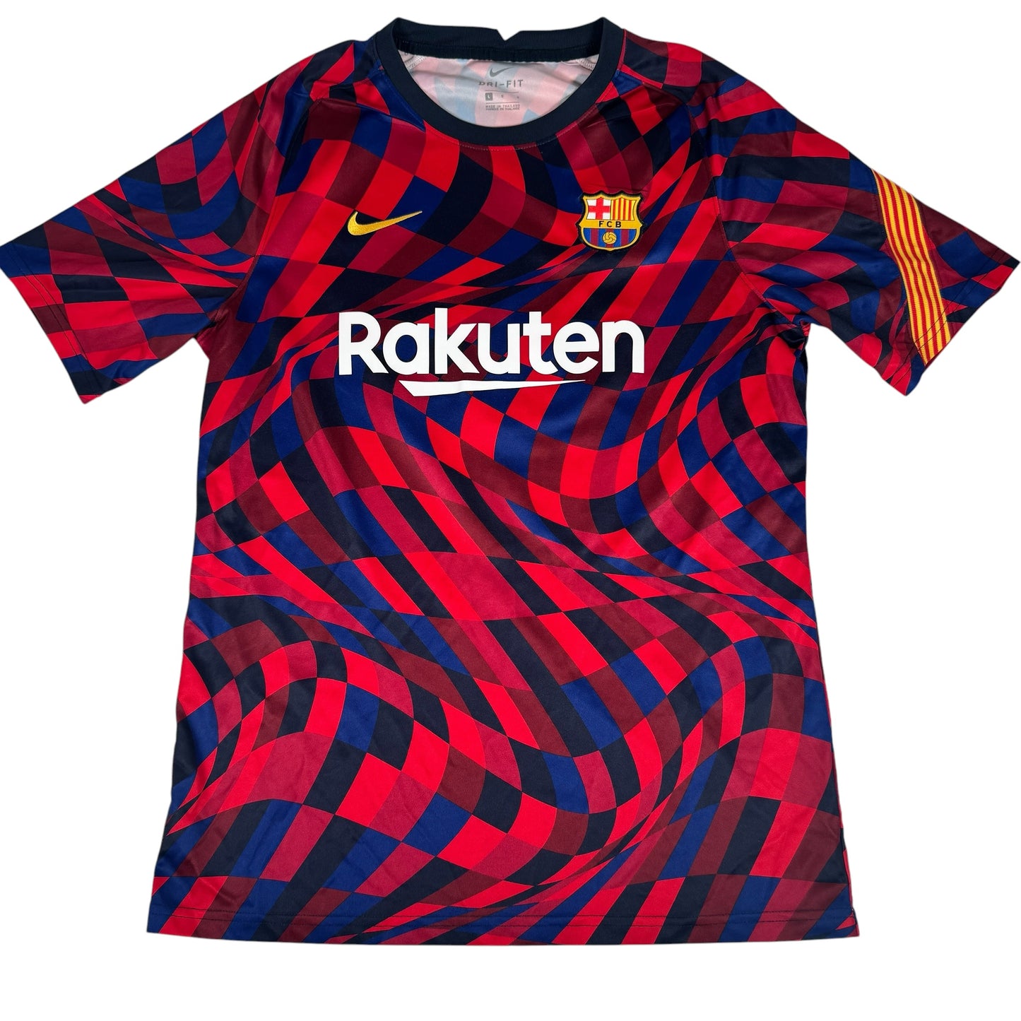 Barcelona 2020/2021 Pre Match Training Football Shirt Large – Football Shirt Kingdom