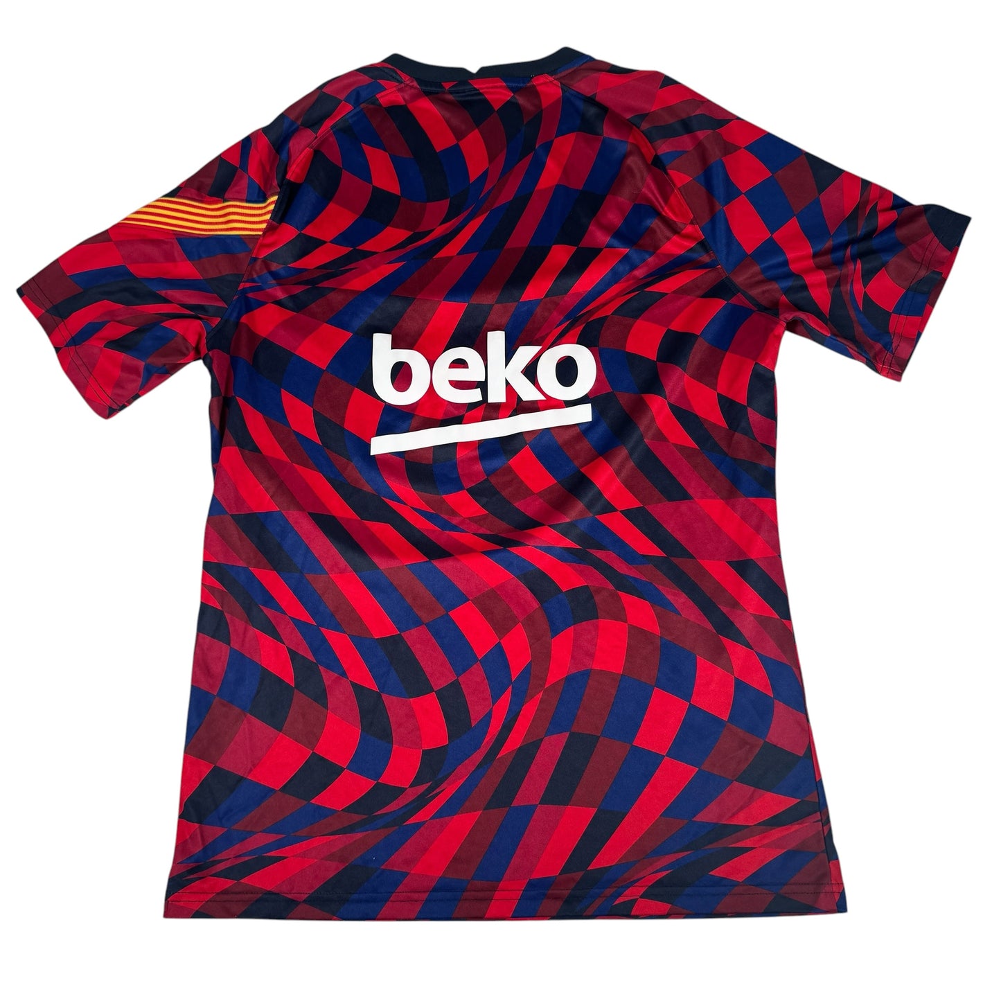 Barcelona 2020/2021 Pre Match Training Football Shirt Large – Football Shirt Kingdom