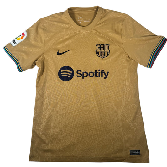 Barcelona 2022/2023 Away Football Shirt Medium — full front view