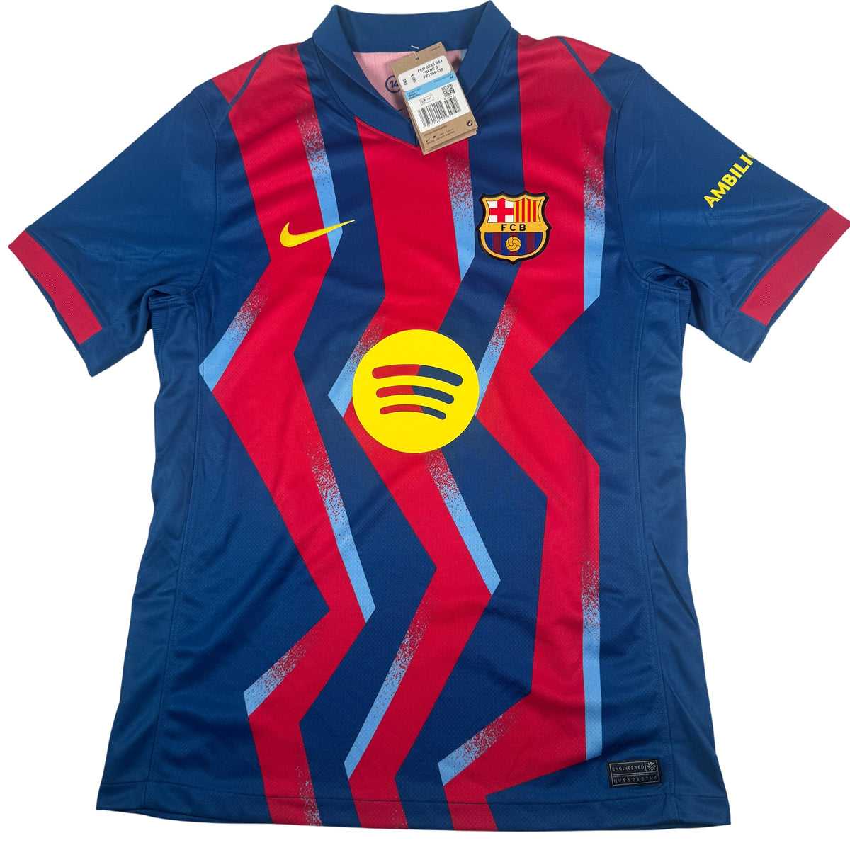 Front of Barcelona 2025/2026 fourth football shirt, size Medium