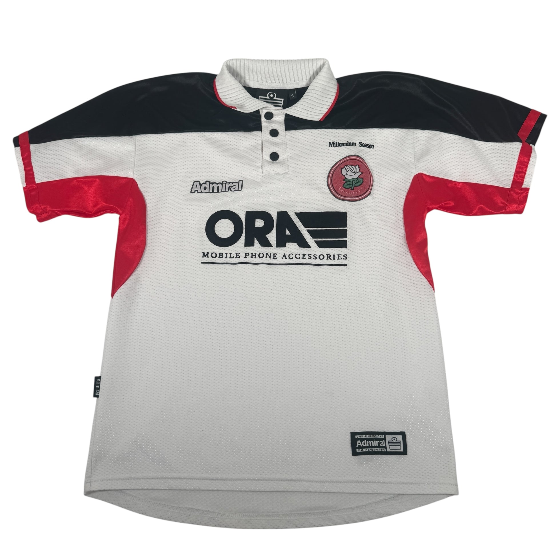 Barnsley FC 1999/2000 Away Millennium Football Shirt Small – Football Shirt Kingdom