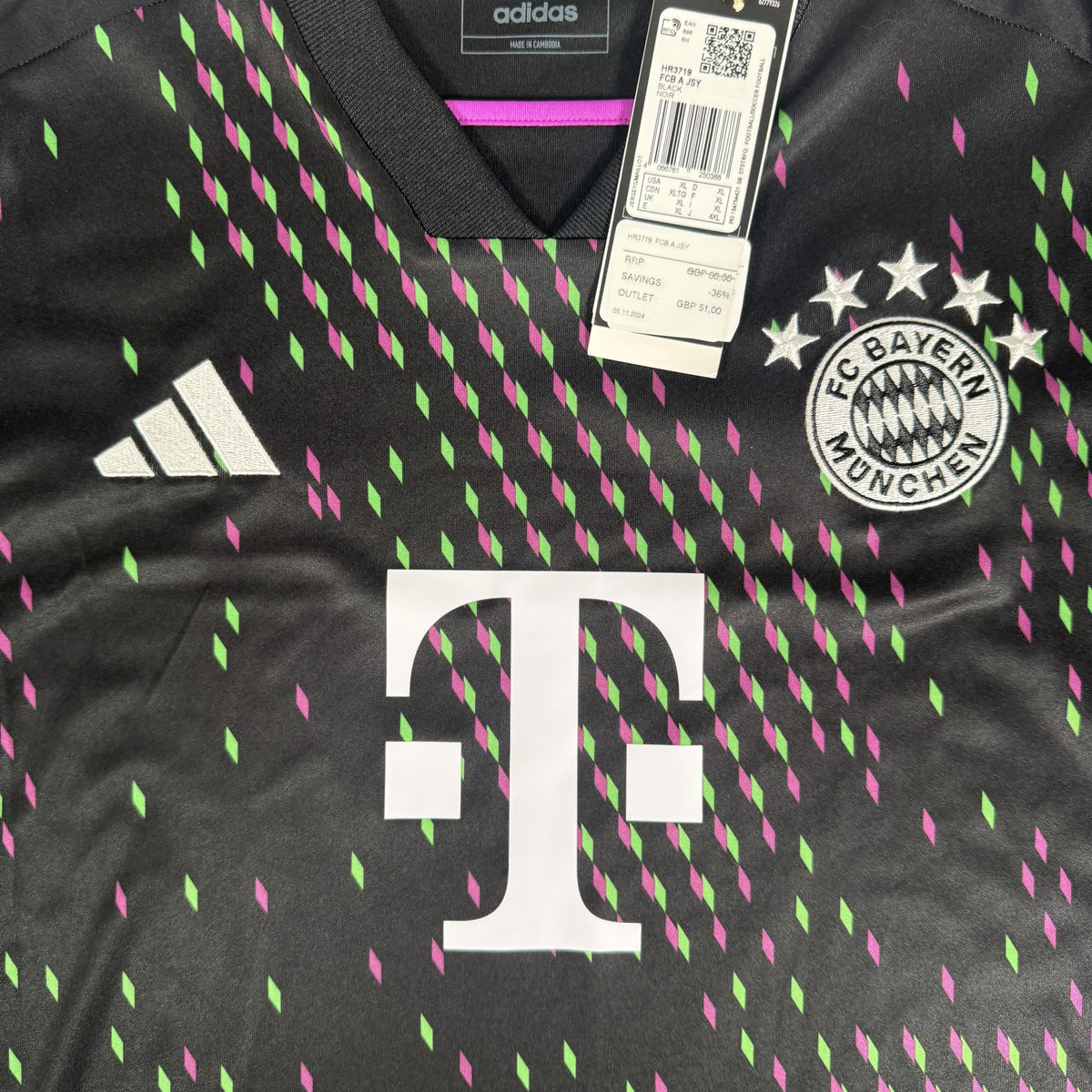Bayern Munich 2023/2024 Away Football Shirt XL BNWT
