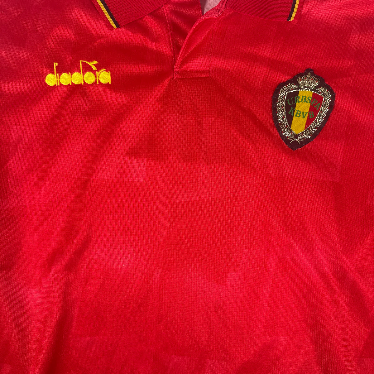 Belgium 1992/1993/1994 Home Football Shirt Large – Football Shirt Kingdom