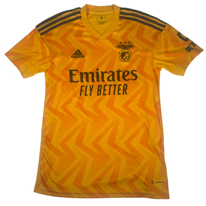 Benfica 2022/2023 Away Football Shirt Small — full front view