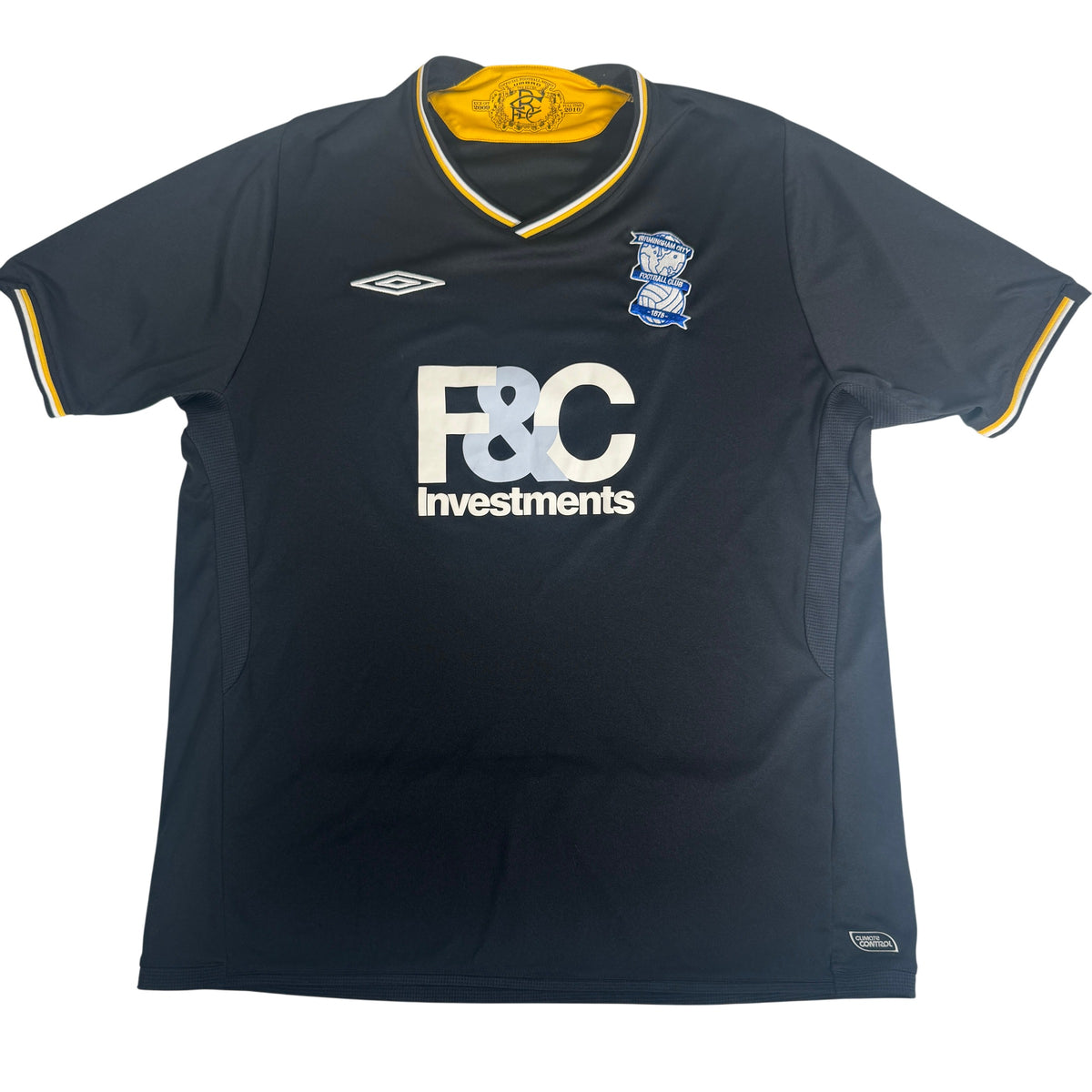 Front of Birmingham City 2009/2010 away football shirt, size XL