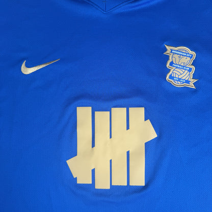 Close-up of Birmingham City 2025/2026 home football shirt, size 3XL
