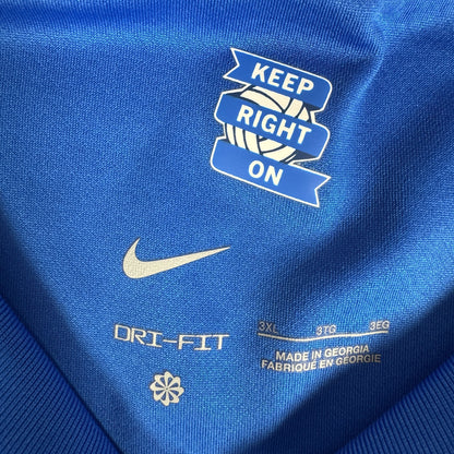 Size label inside Birmingham City 2025/2026 home football shirt, size 3XL