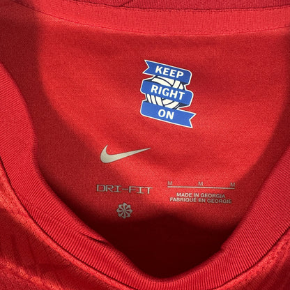 Size label inside Birmingham City 2025/2026 third football shirt, size Medium