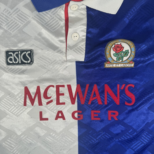 Blackburn Rovers 1992/1993/1994 Home Football Shirt XXL