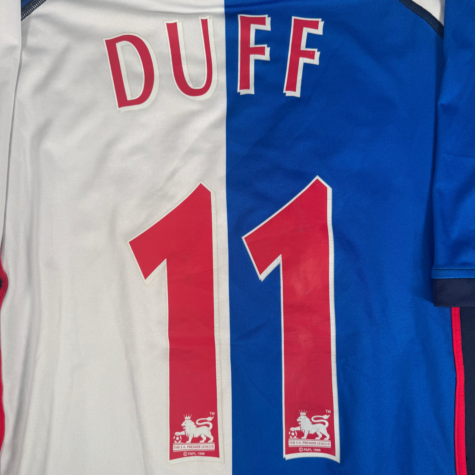 DUFF 11 Blackburn Rovers 2002/2003 Home Football Shirt Medium – Football Shirt Kingdom