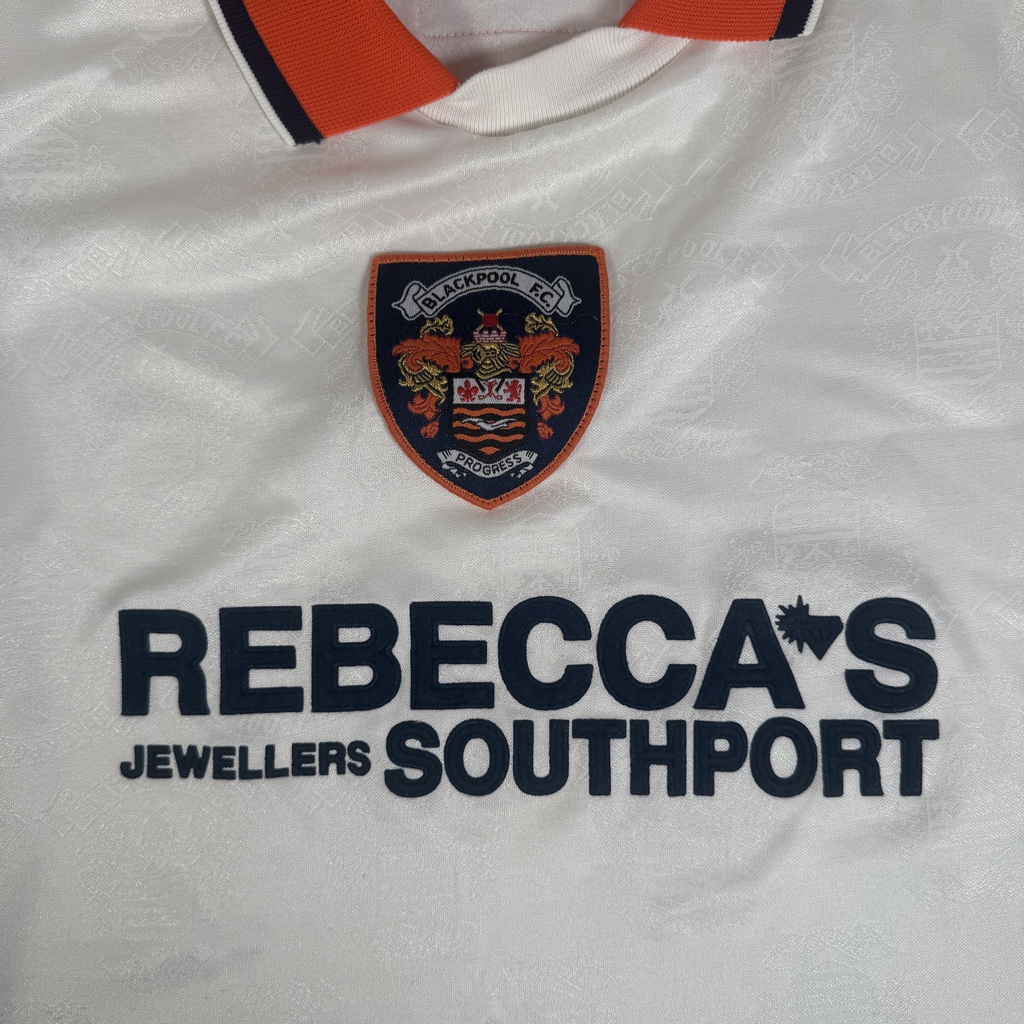 Blackpool 1995/1996/1997 Away Football Shirt XL