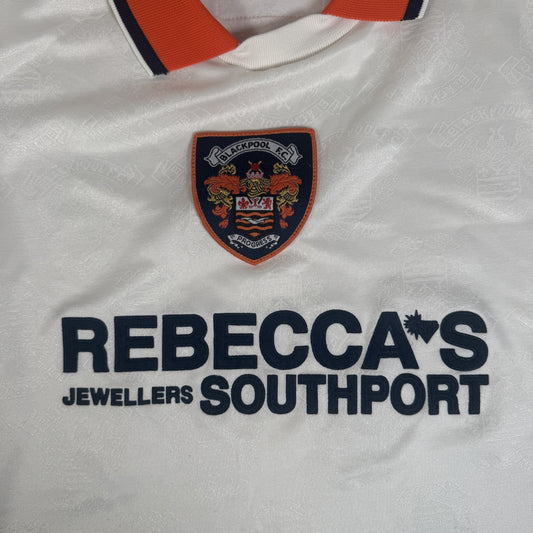 Blackpool 1995/1996/1997 Away Football Shirt XL