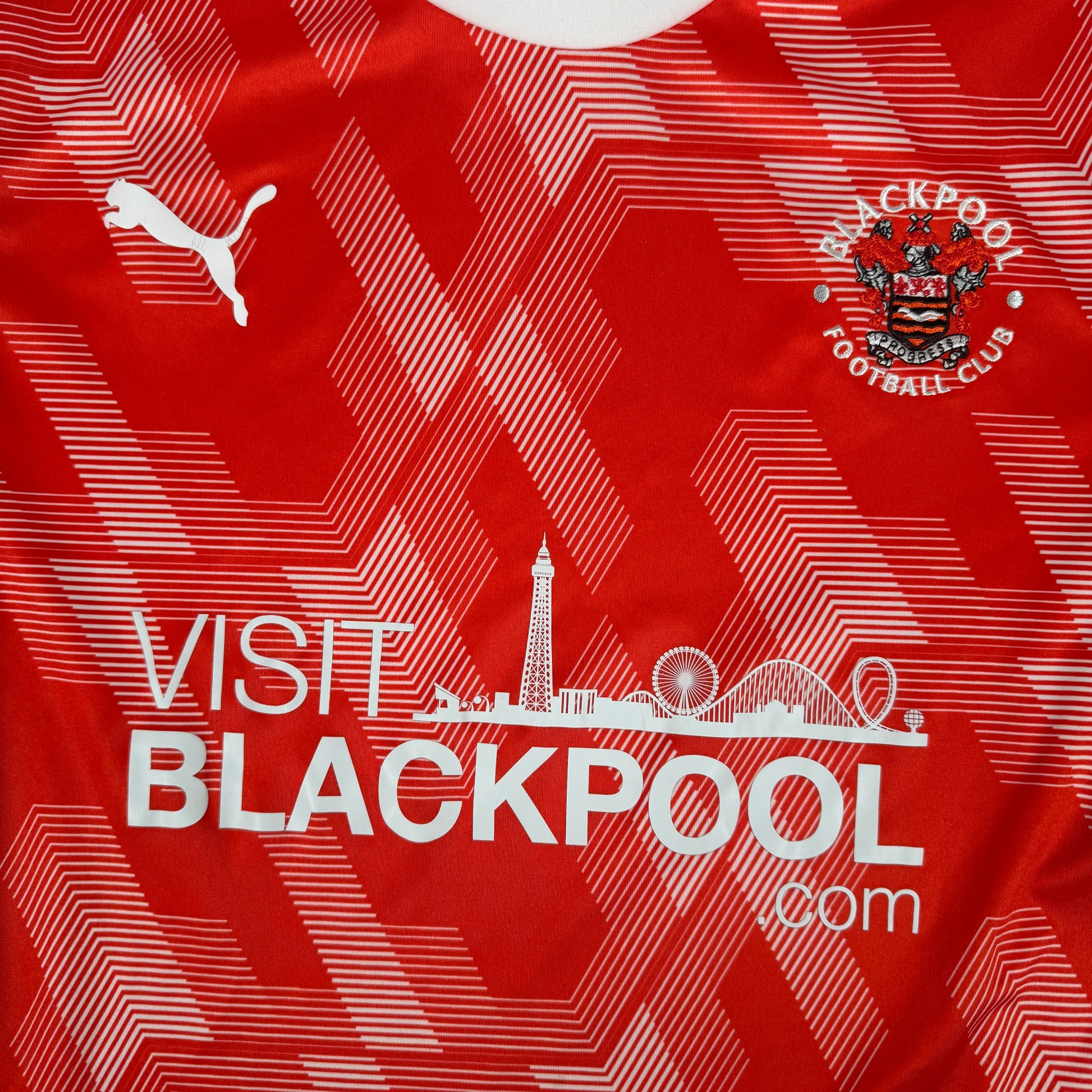 Blackpool 2021/2022 Home Football Shirt Large – Football Shirt Kingdom