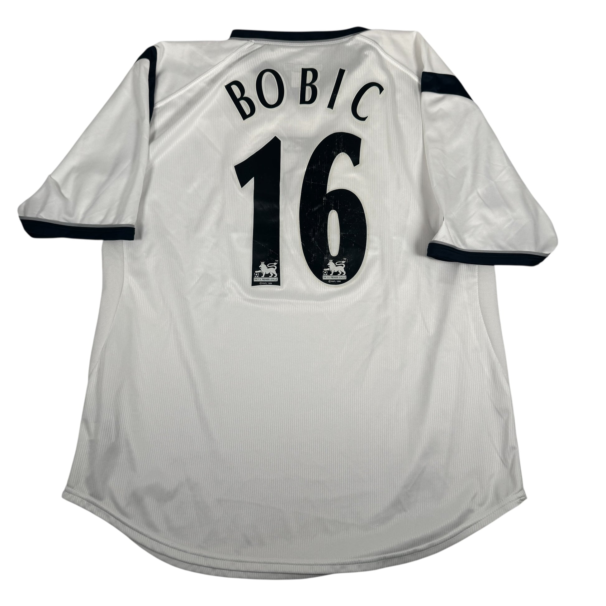 BOBIC 16 Bolton Wanderers 2001/2002/2003 Home Football Shirt Large – Football Shirt Kingdom