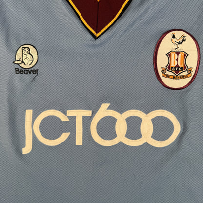 Close-up of Bradford City 1997/1998 away football shirt, size Large