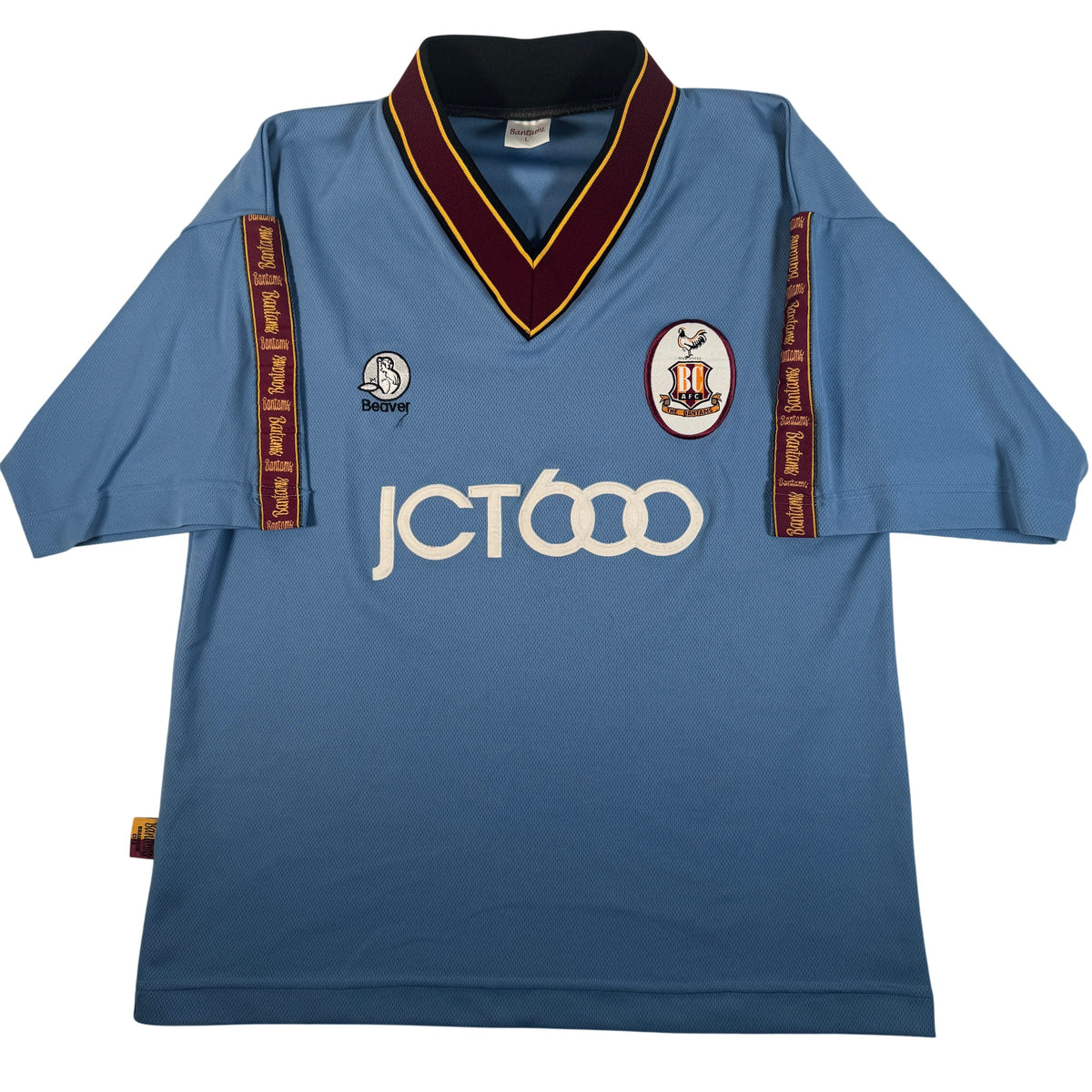Front of Bradford City 1997/1998 away football shirt, size Large