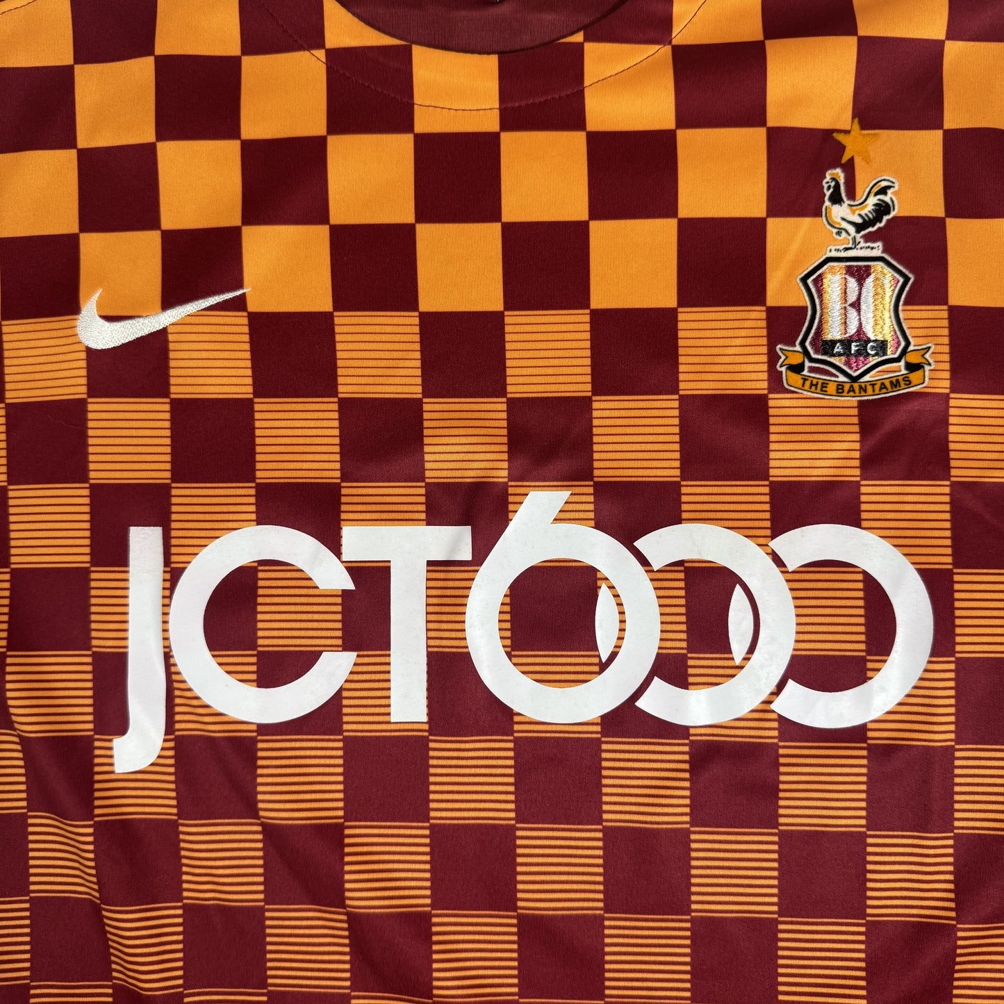 Bradford City 2015/2016 Home Football Shirt Large