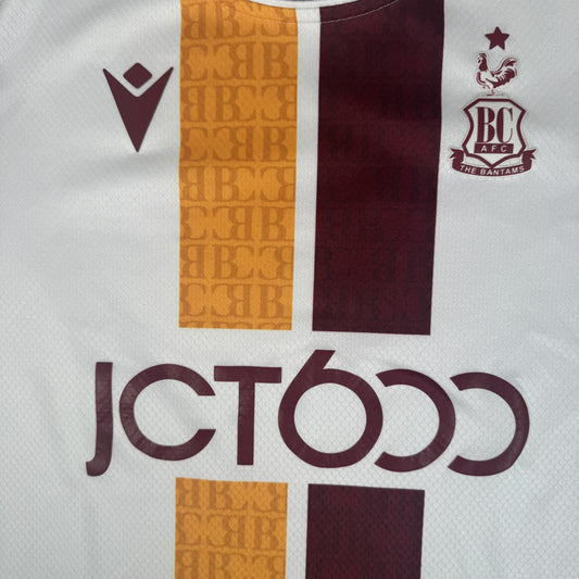 Bradford City 2024/2025 Away Football Shirt Small