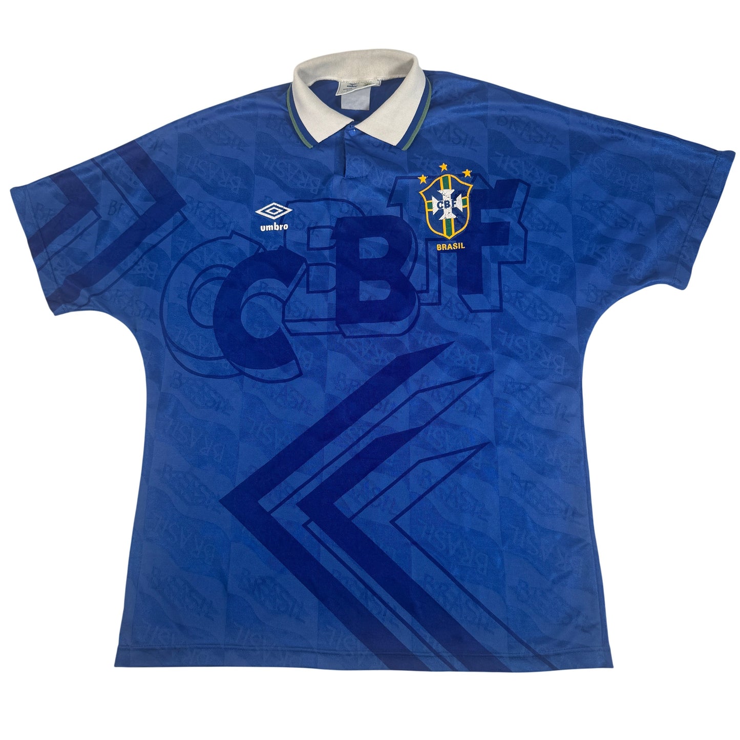 Brazil 1991/1992/1993 Away Football Shirt Large