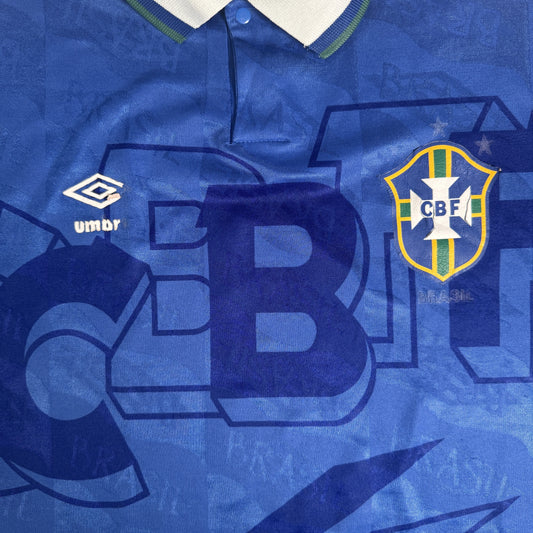 Brazil 1992/1993/1994 Away Football Shirt Large