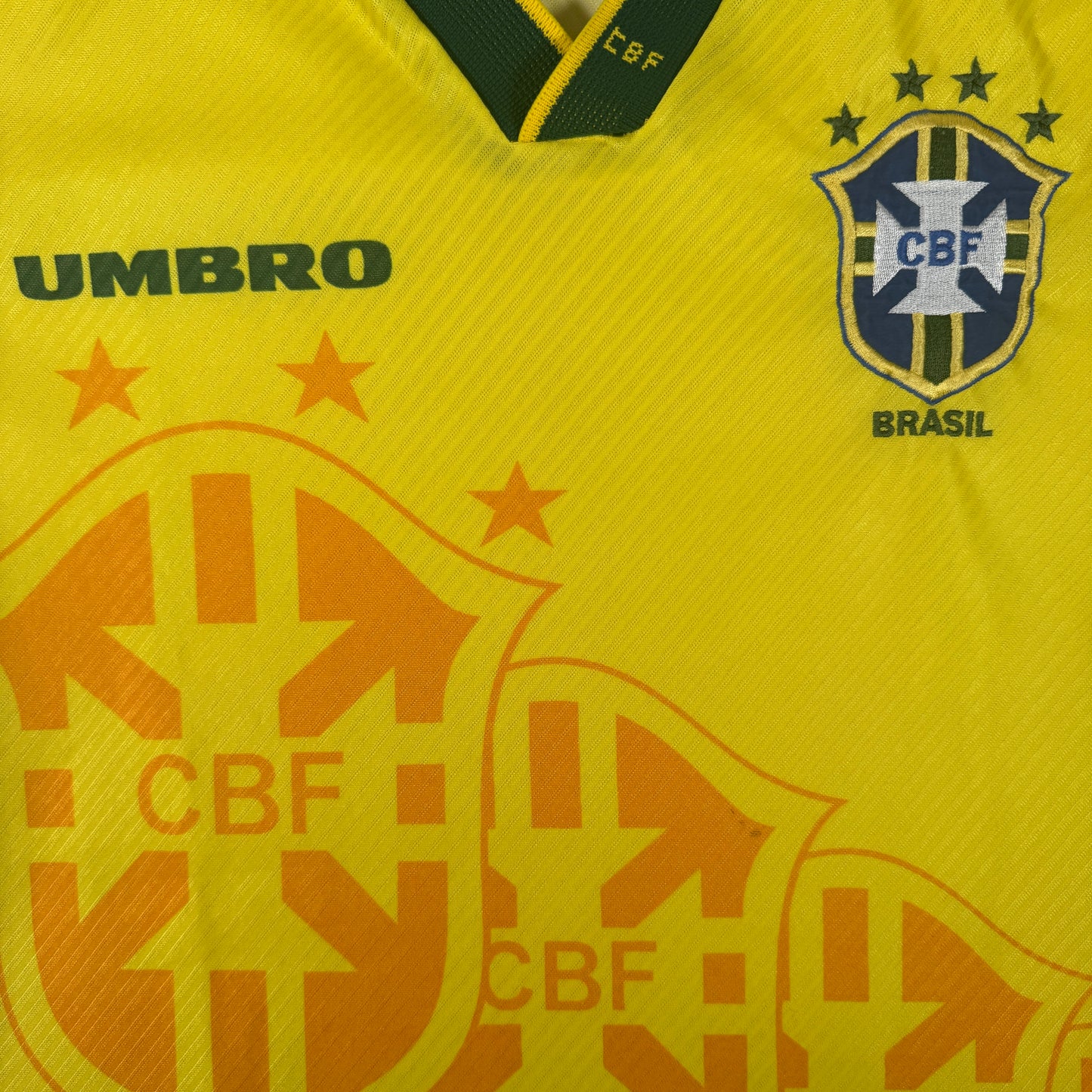 Brazil 1994/1995/1996 Home Football Shirt Medium – Football Shirt Kingdom