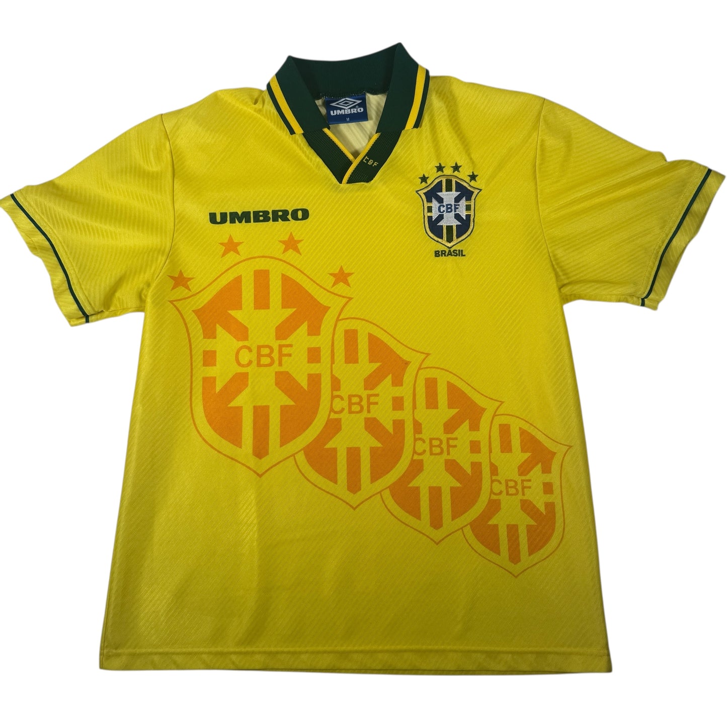 Brazil 1994/1995/1996 Home Football Shirt Medium – Football Shirt Kingdom