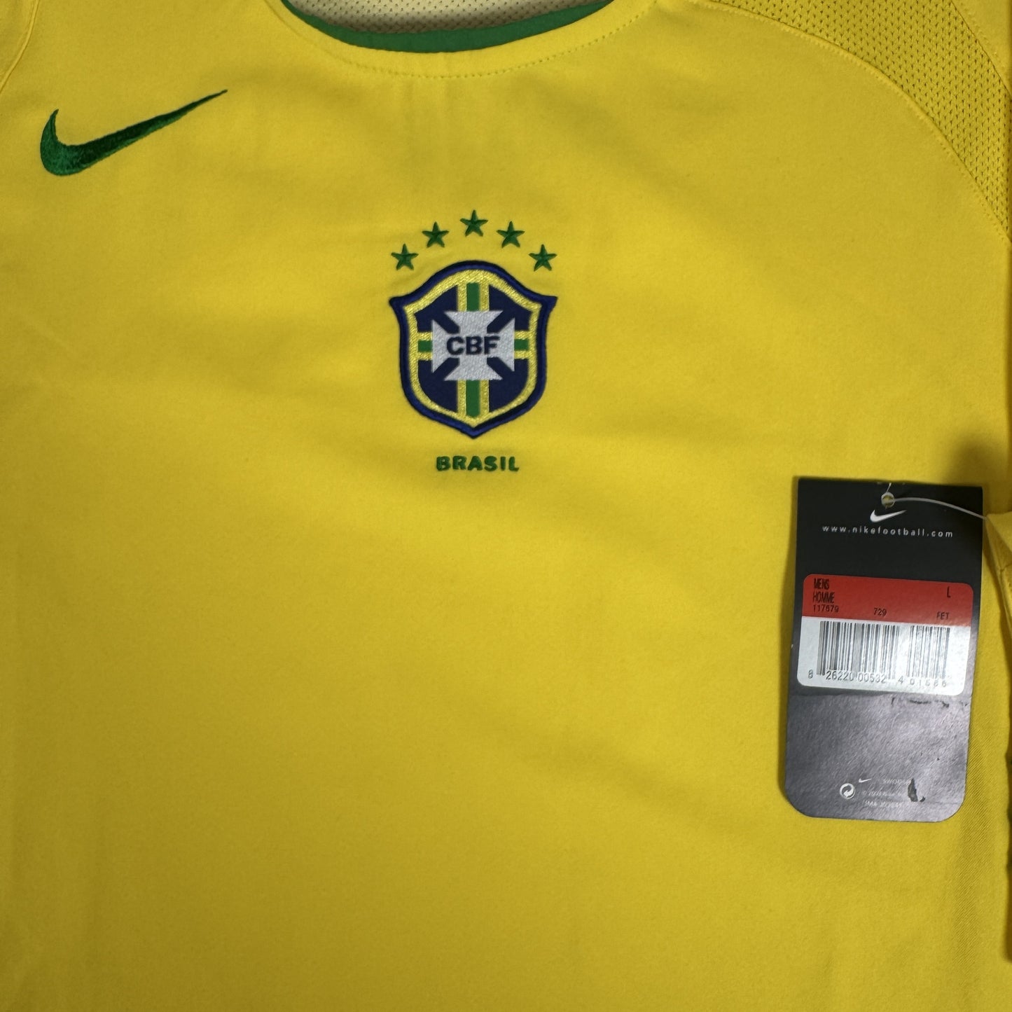 Brazil 2004/2005/2006 Training Football Shirt Large BNWT