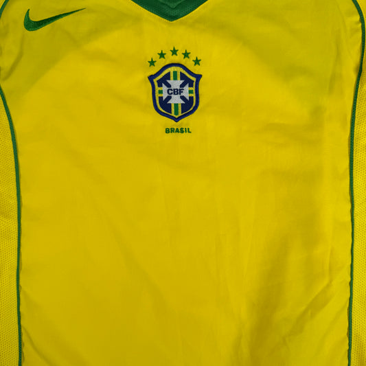 Brazil 2004/2005/2006 Home Football Shirt Small – Football Shirt Kingdom