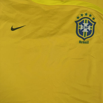 Brazil 2008/2009/2010 Training Football Shirt XXL — front close-up